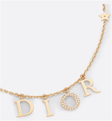 gold dior necklace dupe